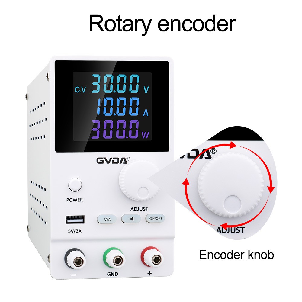 DC power source adjustable