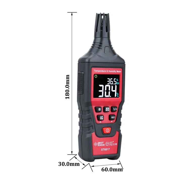 3. Humidity and temperature meter